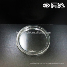 Tapa plana PET de 75 mm FDA